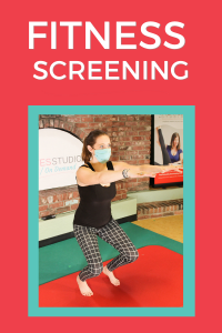 Fitness screenings available from the Pilates studio